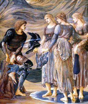 Sir Edward Coley Burne-Jones : Perseus and the Sea Nymphs